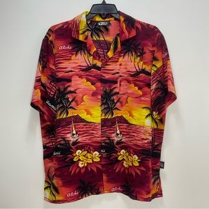 Vibrant Hawaiian Sunset Button up shirt